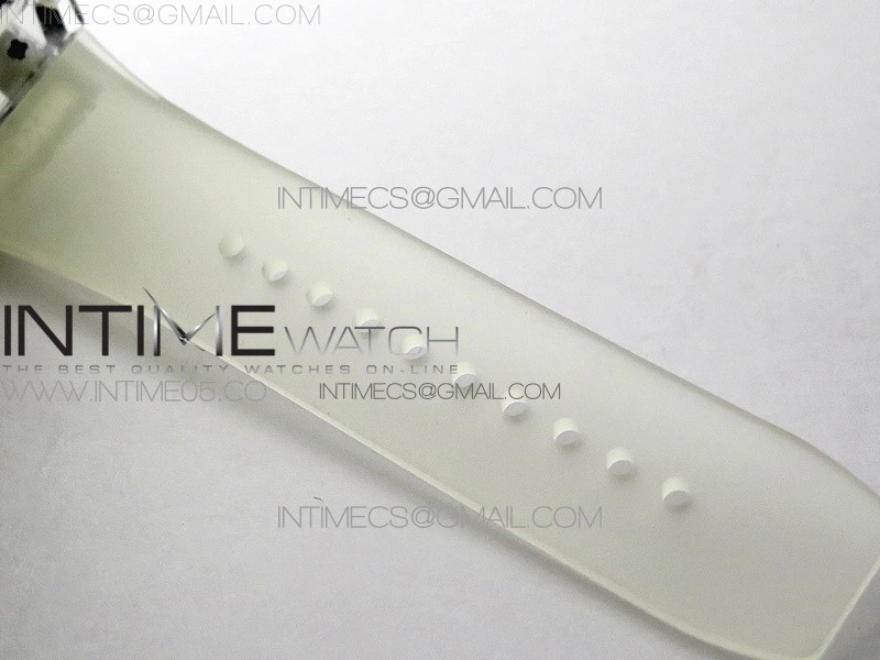 RM056-02 Transparent Tourbillon EURF Best Edition Skeleton Dial on Rubber Strap V2