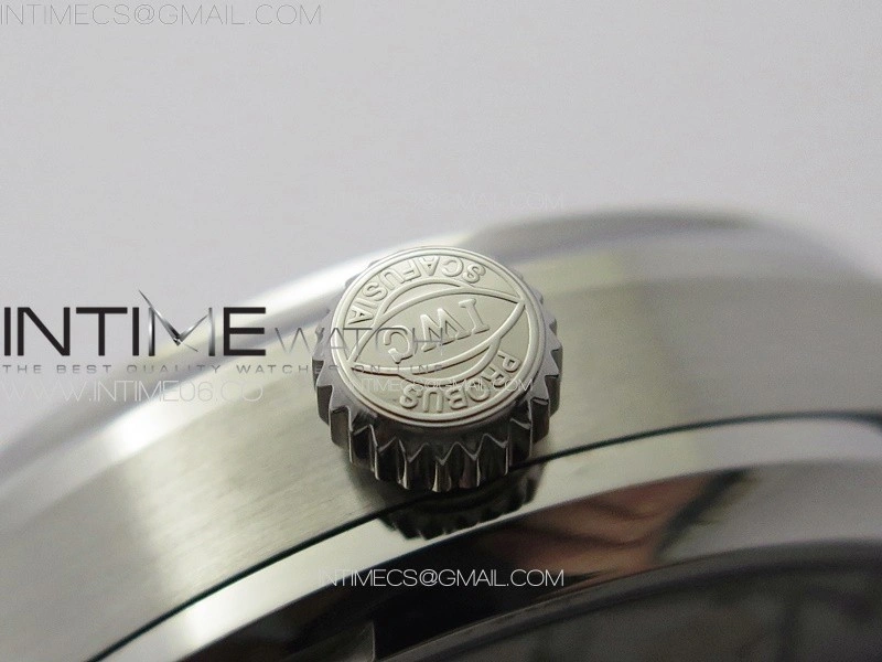 Portuguese Real PR IW500715 SS AZF 1:1 Best Edition White Dial Blue Subdial on Blue Leather Strap A52010