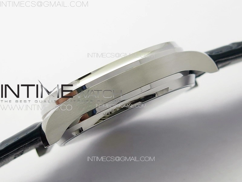 Portuguese Real PR IW500715 SS AZF 1:1 Best Edition White Dial Blue Subdial on Blue Leather Strap A52010