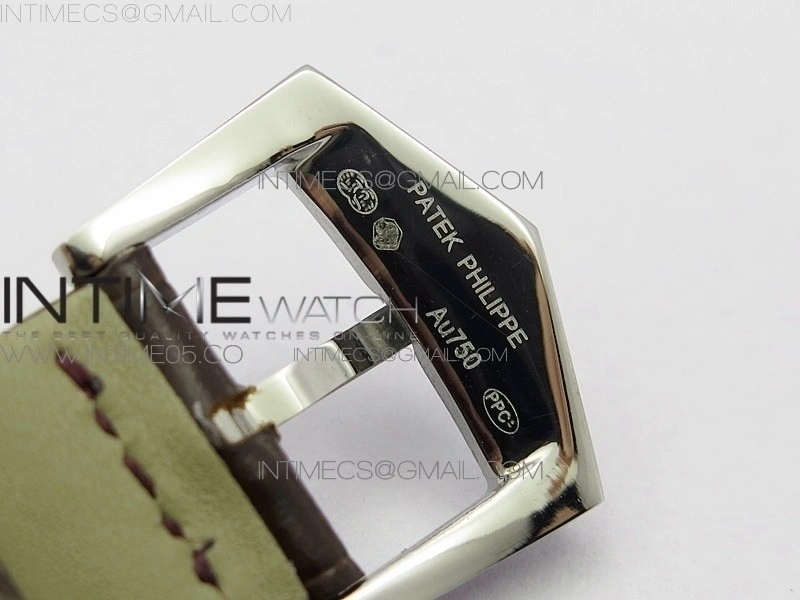 Classic 5077P-102 SS Case FLF Best Edition Real Enamel Dial 1 Brown Leather strap Cal.240