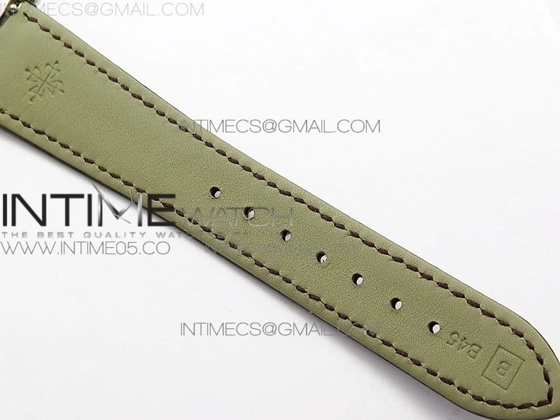 Classic 5077P-102 SS Case FLF Best Edition Real Enamel Dial 1 Brown Leather strap Cal.240