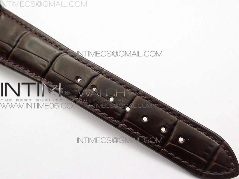 Classic 5077P-102 SS Case FLF Best Edition Real Enamel Dial 2 Brown Leather strap Cal.240