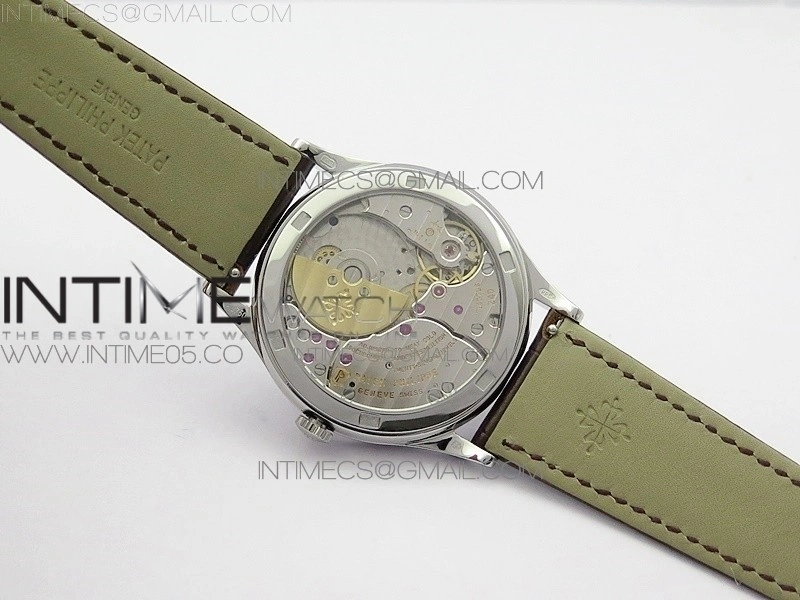 Classic 5077P-102 SS Case FLF Best Edition Real Enamel Dial 2 Brown Leather strap Cal.240