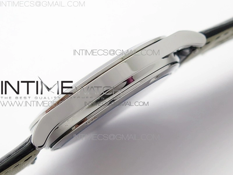 Classic 5077P-102 SS Case FLF Best Edition Real Enamel Dial 3 Black Leather strap Cal.240