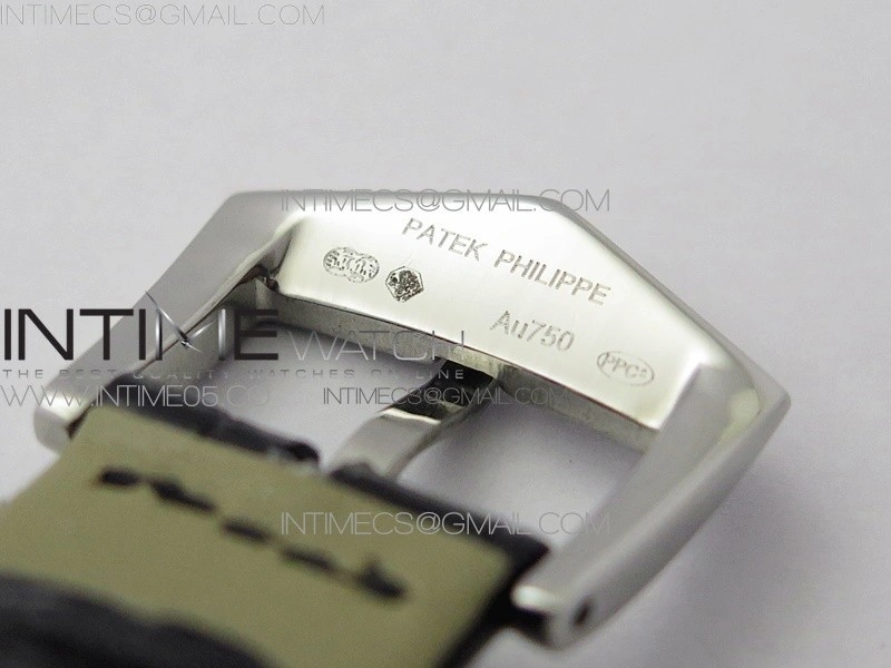 Classic 5077P-102 SS Case FLF Best Edition Real Enamel Dial 3 Black Leather strap Cal.240