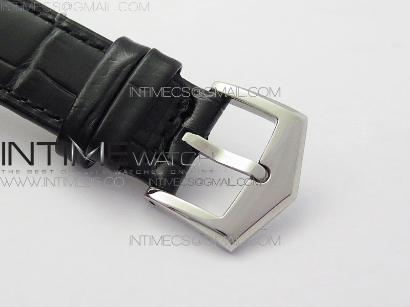 Classic 5077P-102 SS Case FLF Best Edition Real Enamel Dial 4 Black Leather strap Cal.240