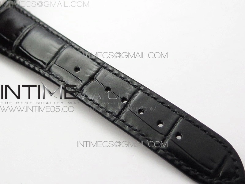 Classic 5077P-102 SS Case FLF Best Edition Real Enamel Dial 4 Black Leather strap Cal.240