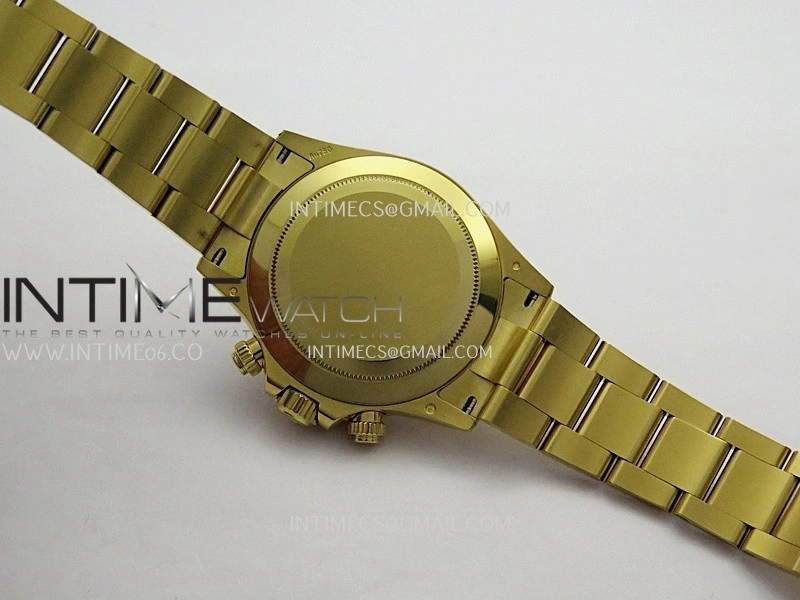Daytona 116508 904L YG VF 1:1 Best Edition Black Dial Stick Marker On 904L YG Bracelet DD4130