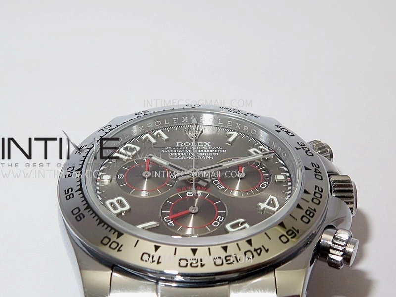 Daytona 116509 Gain Weight QF 1:1 Best Edition Gray Dial Numeral Marker On SS Bracelet SH4130