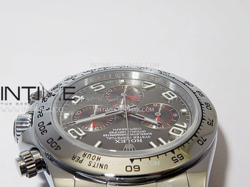 Daytona 116509 Gain Weight QF 1:1 Best Edition Gray Dial Numeral Marker On SS Bracelet SH4130