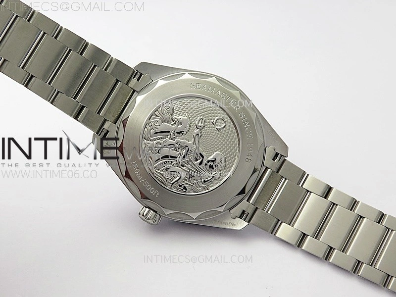 Aqua Terra 150M 43mm 24 VSF 1:1 Best Edition Summer Blue Dial on SS Bracelet A8938 Super Clone