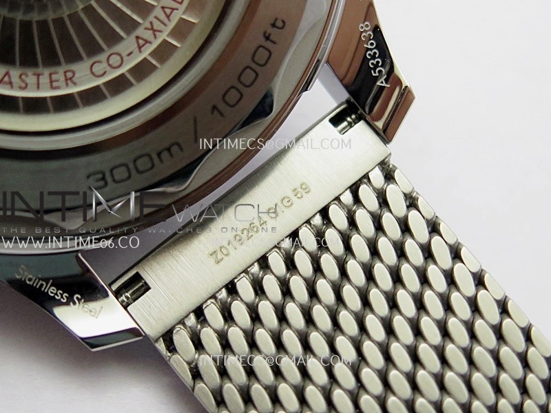 Seamaster 300M Diver 42mm SS ORF Best Edition Gray Dial On SS Mesh Bracelet Super Clone 8806