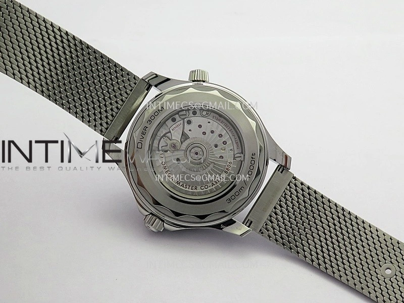 Seamaster 300M Diver 42mm SS ORF Best Edition Gray Dial On SS Mesh Bracelet Super Clone 8806