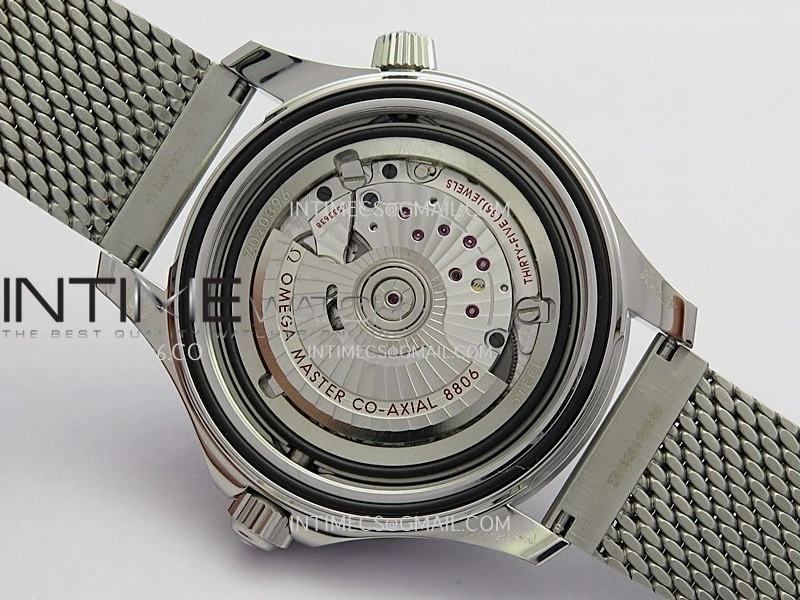 Seamaster 300M Diver 42mm SS ORF Best Edition Gray Dial On SS Mesh Bracelet Super Clone 8806