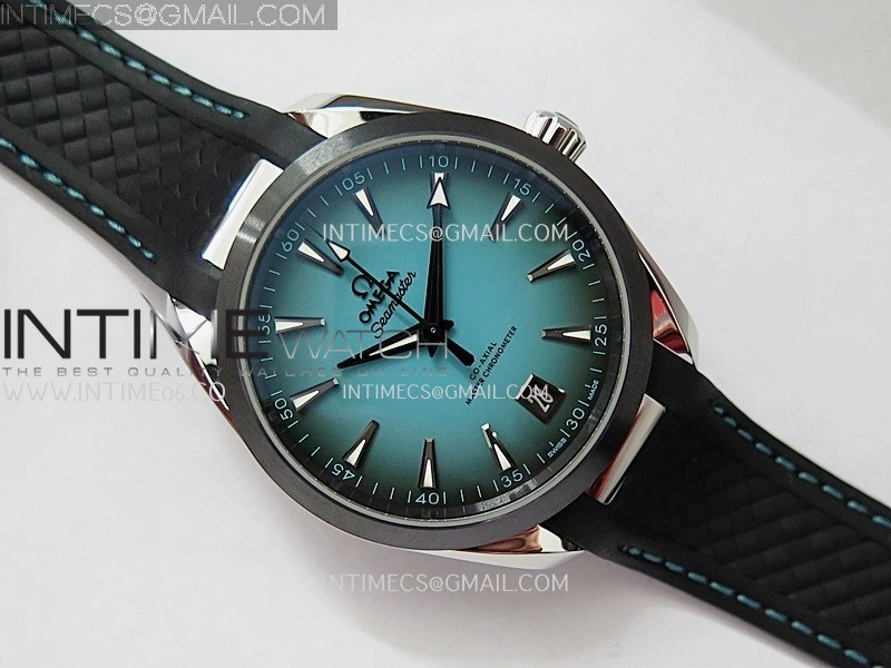 Aqua Terra 150M SS VSF 1:1 Best Edition Turquoise Dial On Black Rubber Strap Super Clone A8900