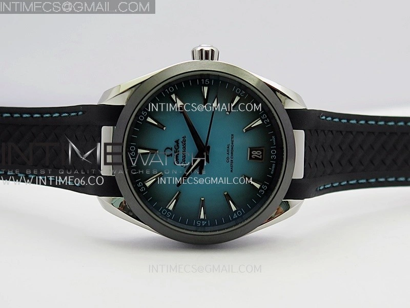 Aqua Terra 150M SS VSF 1:1 Best Edition Turquoise Dial On Black Rubber Strap Super Clone A8900