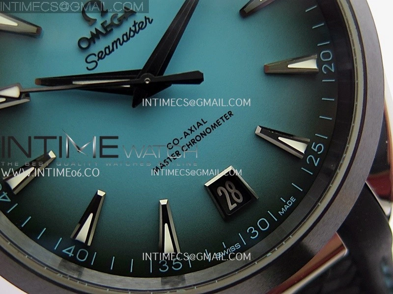 Aqua Terra 150M SS VSF 1:1 Best Edition Turquoise Dial On Black Rubber Strap Super Clone A8900