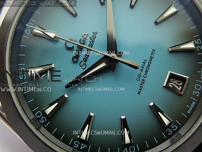 Aqua Terra 150M SS VSF 1:1 Best Edition Turquoise Dial On Black Rubber Strap Super Clone A8900