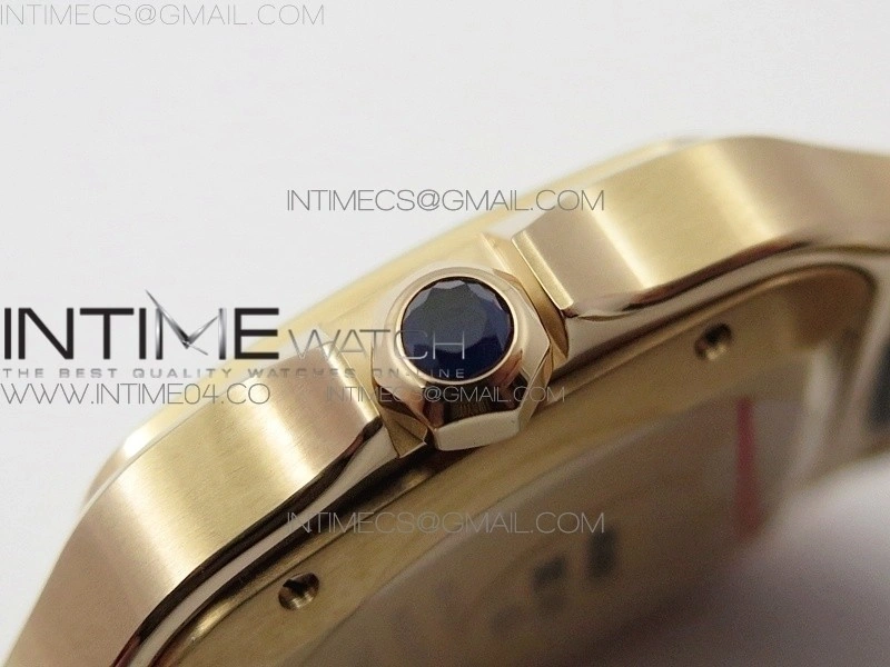 Santos de Cartier 40mm 2018 BVF 1:1 Best Edition RG White Dial on RG SmartLinks Bracelet MIYOTA 9015