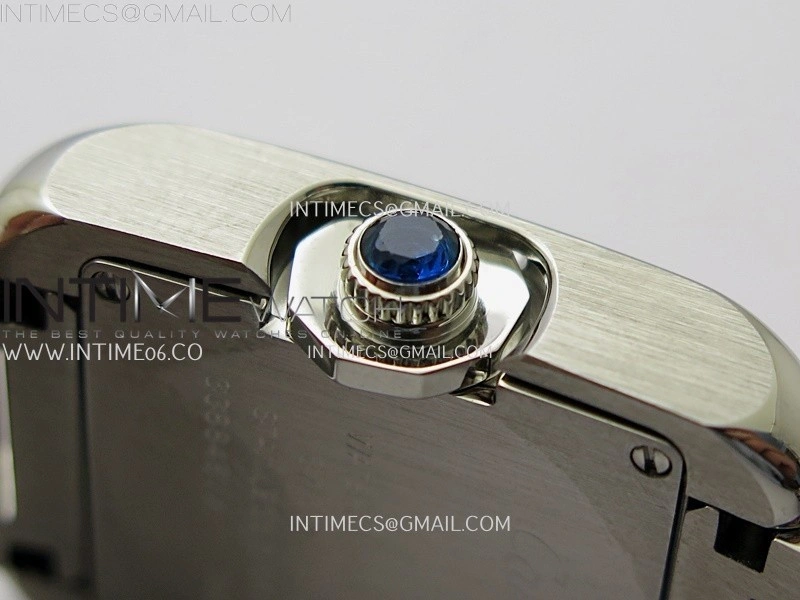 Tank Anglaise 30mm SS 8848F 1:1 Best Edition White Dial Roman Marker on SS Bracelet Ronda Quartz