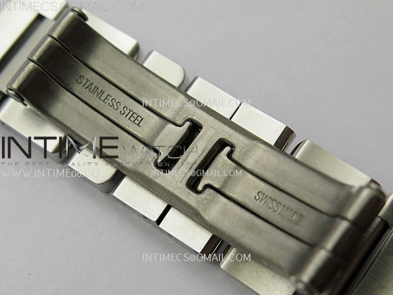 Tank Anglaise 30mm SS 8848F 1:1 Best Edition White Dial Roman Marker on SS Bracelet Ronda Quartz
