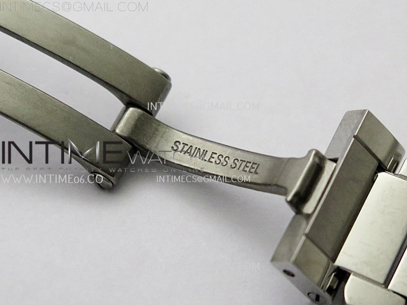Tank Anglaise 30mm SS 8848F 1:1 Best Edition White Dial Roman Marker on SS Bracelet Ronda Quartz