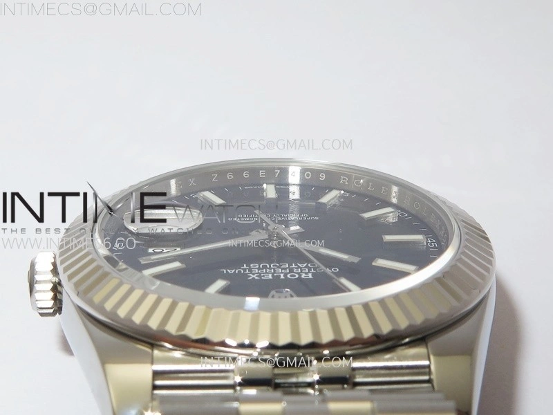 DateJust 41 126334 904L SS VSF 1:1 Best Edition Blue Fluted Dial on Jubilee Bracelet VS3235