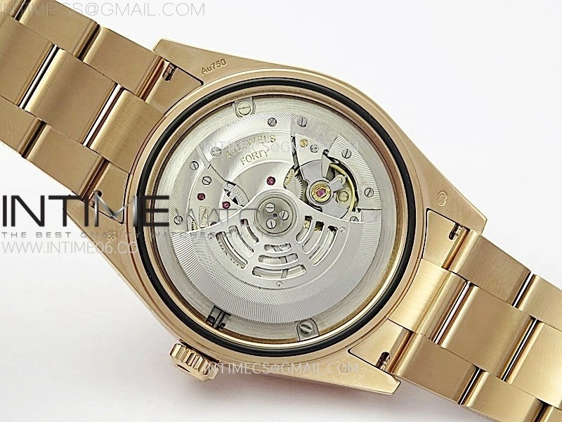 Sky-Dweller 326931 904L RG Noob 1:1 Best Edition Blue Dial on RG Oyster Bracelet Asian 23J to 9001
