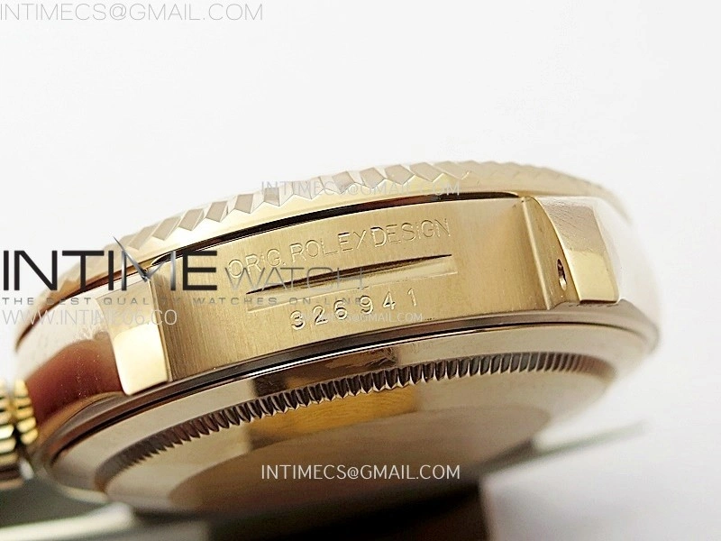 Sky-Dweller 326931 904L RG Noob 1:1 Best Edition Blue Dial on RG Oyster Bracelet Asian 23J to 9001