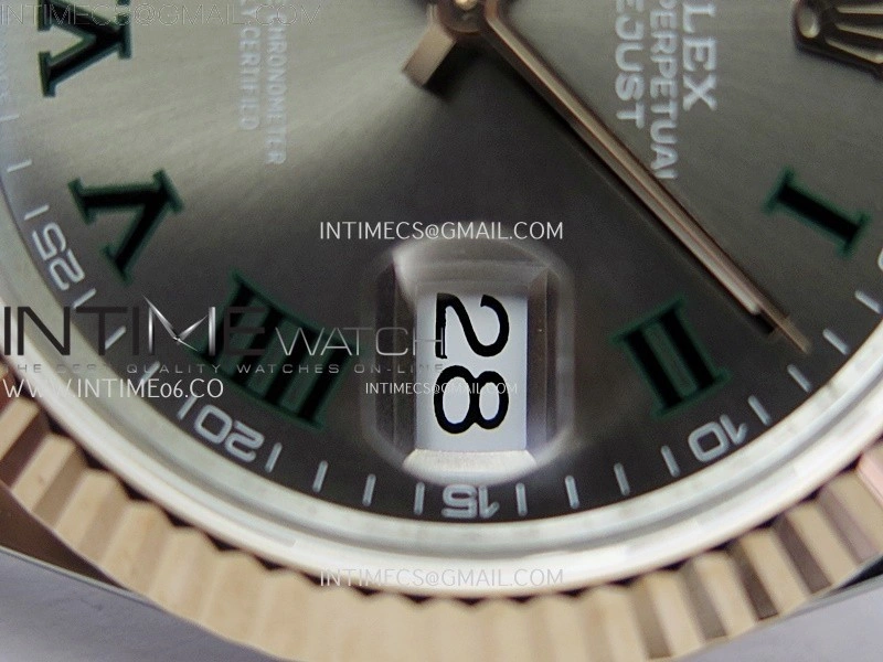 DateJust 126331 904L SS RG JDF 1:1 Best Edition Gray Dial Roman Markers on Jubilee SS RG Bracelet