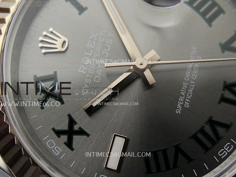 DateJust 126331 904L SS RG JDF 1:1 Best Edition Gray Dial Roman Markers on Jubilee SS RG Bracelet