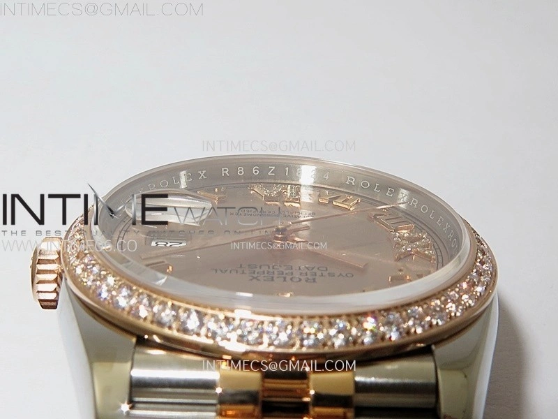 DateJust 36 126281 904L SS RG VSF 1:1 Best Edition RG Dial Roman Markers on Jubilee Bracelet VS3235