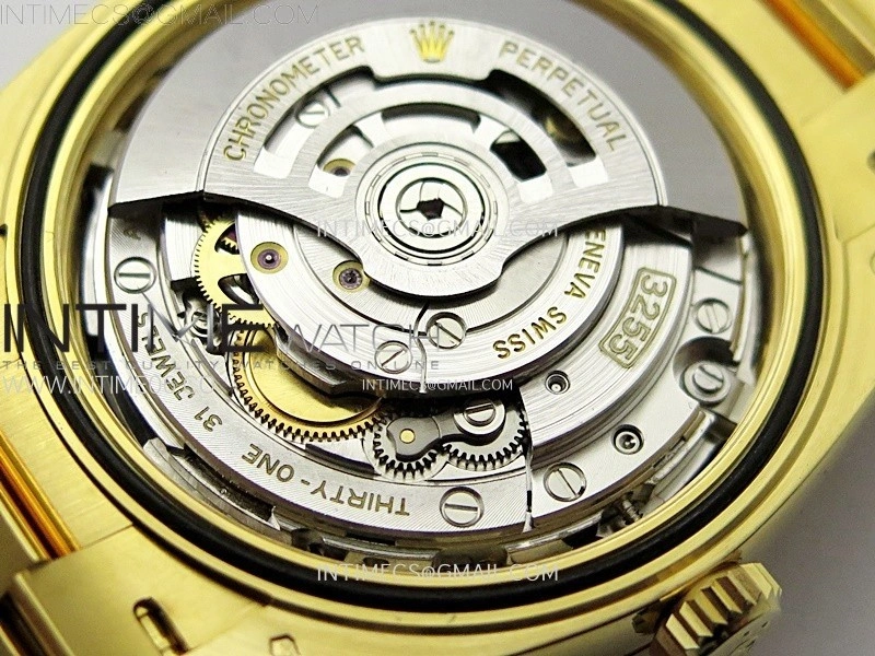 Day Date 228238 40mm 904L YG 1:1 AR+F Best Edition Black Dial T Diamonds Markers on YG President Bracelet SA3255