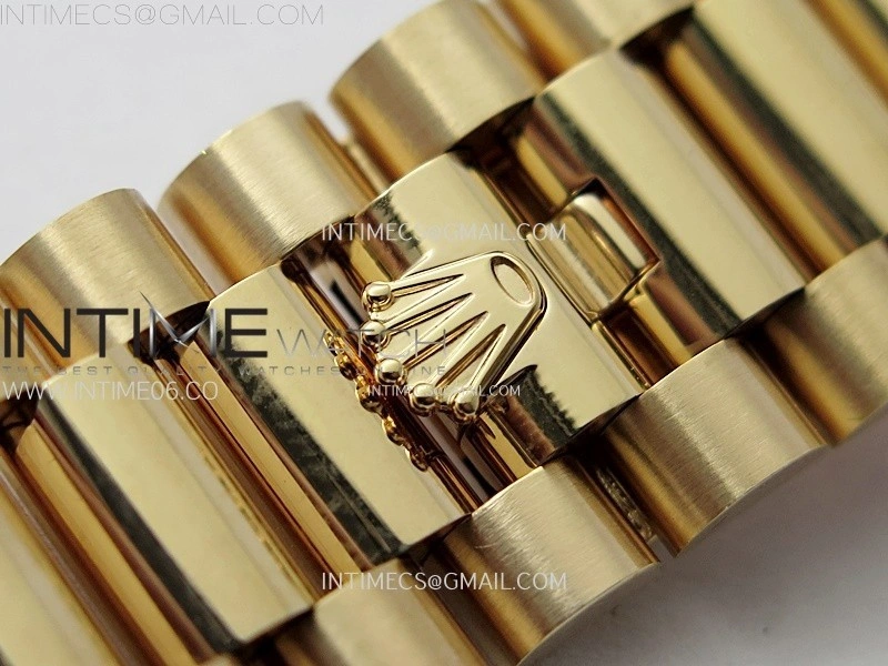 Day Date 228235 40mm 904L RG 1:1 AR+F Best Edition Brown Dial T Diamonds Markers on RG President Bracelet SA3255