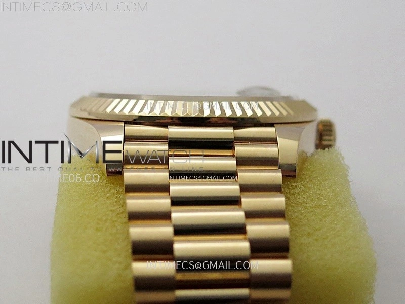 Day Date 228235 40mm 904L RG 1:1 AR+F Best Edition Brown Dial T Diamonds Markers on RG President Bracelet SA3255