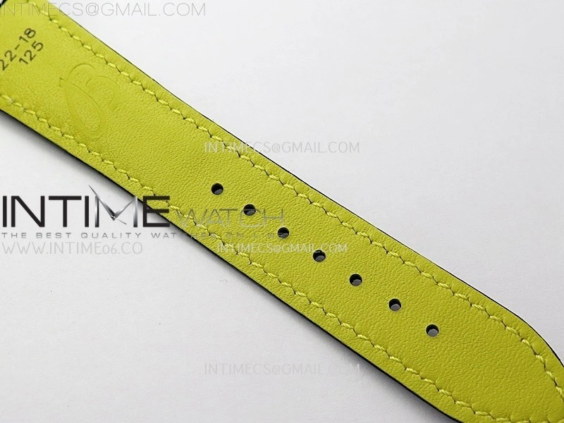 Navitimer 1 Automatic 41mm SS BLSF 1:1 Best Edition Green Dial on Black Leather Strap A2824