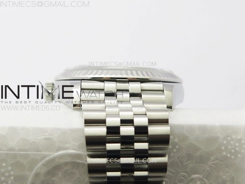 DateJust 36 SS 126234 VSF 1:1 Best Edition 904L Steel Black Dial Diamonds Markers on Jubilee Bracelet VS3235