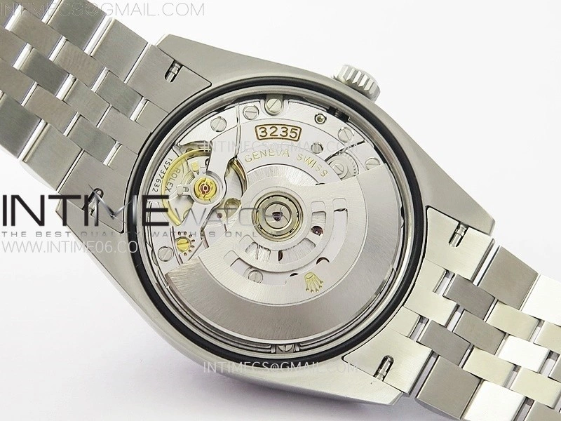 DateJust 36 SS 126234 VSF 1:1 Best Edition 904L Steel Black Dial Diamonds Markers on Jubilee Bracelet VS3235