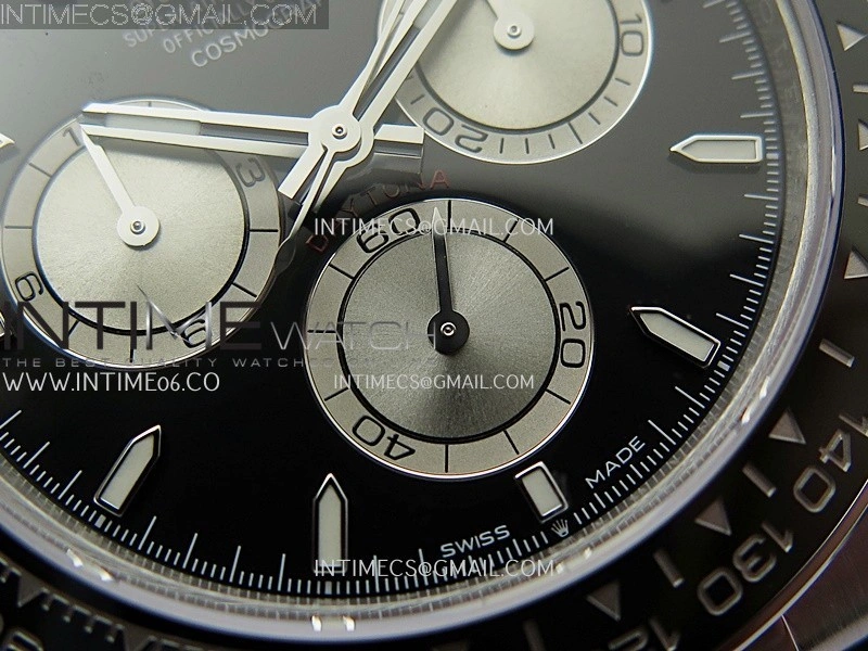 Daytona 126519 Gain Weight VSF 1:1 Best Edition Black Dial Silver Subdial Stick Marker on Oysterflex Strap DD4131