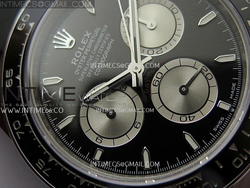 Daytona 126519 Gain Weight VSF 1:1 Best Edition Black Dial Silver Subdial Stick Marker on Oysterflex Strap DD4131