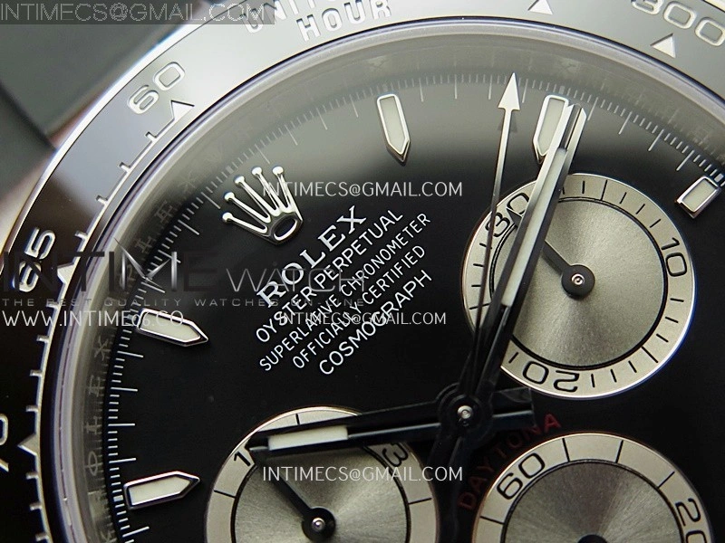Daytona 126519 Gain Weight VSF 1:1 Best Edition Black Dial Silver Subdial Stick Marker on Oysterflex Strap DD4131