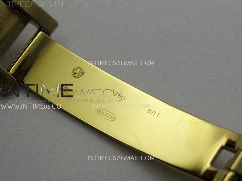 Day Date 228238 40mm YG KF 1:1 Best Edition Green Gradient Dial Roman Markers On RG President Bracelet SA3255