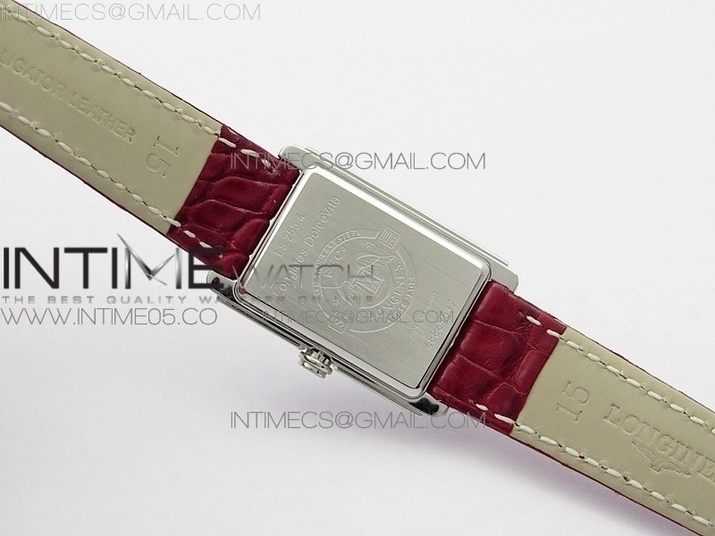 Doloevita SS Crystal Bezel 8848F 1:1 Best Edition Ivory WhiteTextured Dial On Purple Croco Leather Strap Cal.L178.2