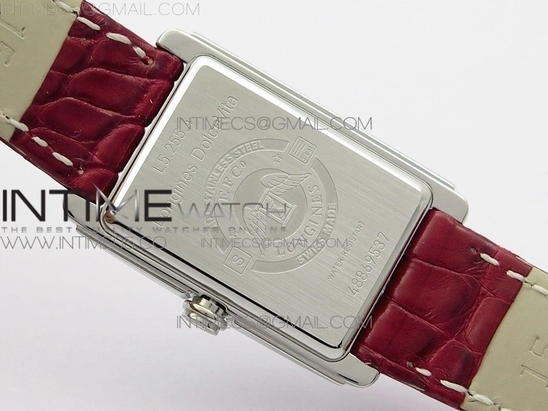 Doloevita SS Crystal Bezel 8848F 1:1 Best Edition Ivory WhiteTextured Dial On Purple Croco Leather Strap Cal.L178.2