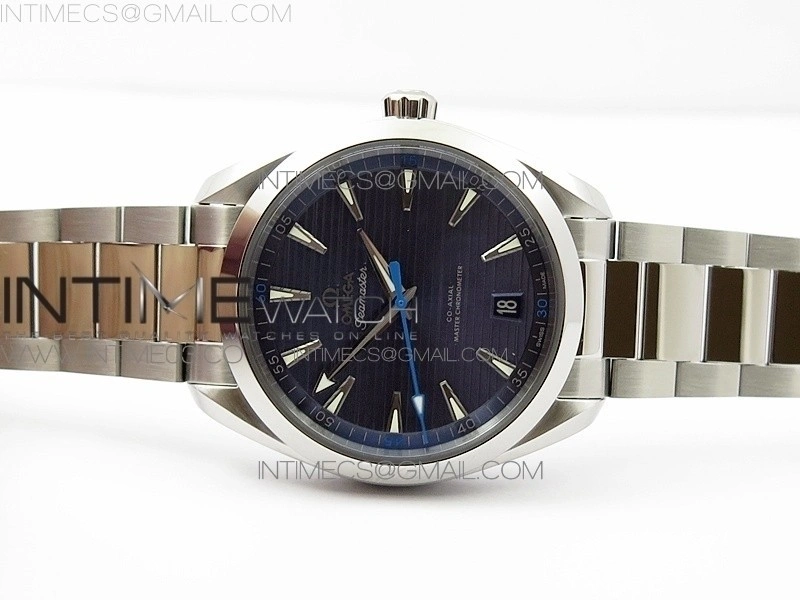 Aqua Terra 150M Master Chronometers VSF 1:1 Best Edition Light Blue Dial Blue Second Hand on SS Bracelet A8900 Super Clone