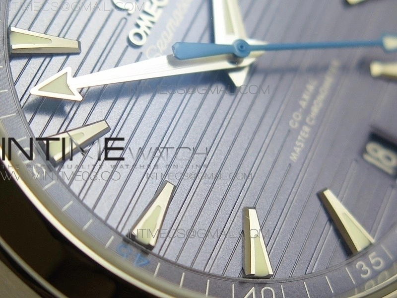 Aqua Terra 150M Master Chronometers VSF 1:1 Best Edition Light Blue Dial Blue Second Hand on SS Bracelet A8900 Super Clone