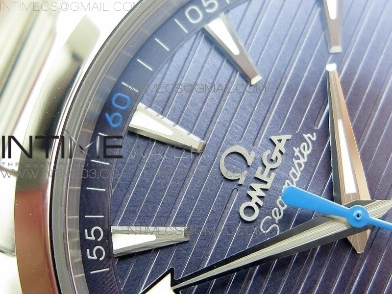 Aqua Terra 150M Master Chronometers VSF 1:1 Best Edition Light Blue Dial Blue Second Hand on SS Bracelet A8900 Super Clone