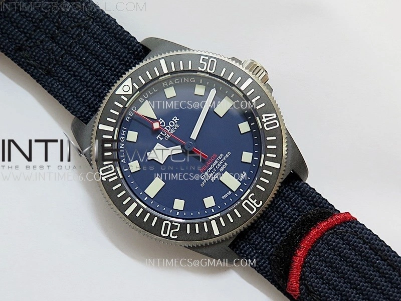 Pelagos M25707KN 24-0001 Carbon M+F 1:1 V4 Best Edition Blue dial Black Bezel on Nylon Strap Miyota 8N-24