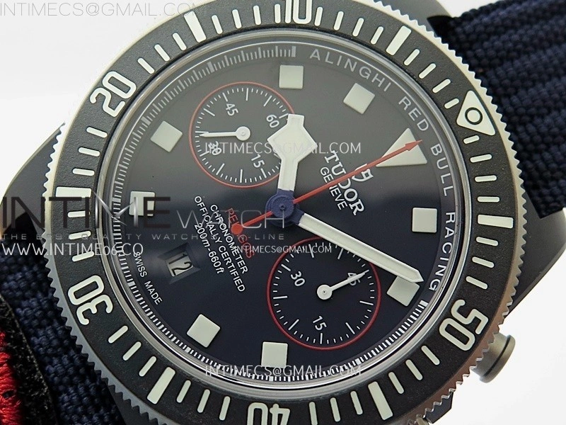 Pelagos M25807KN-0001 Carbon M+F 1:1 V4 Best Edition Blue dial Blue Ceramic Bezel on Nylon Strap A7750