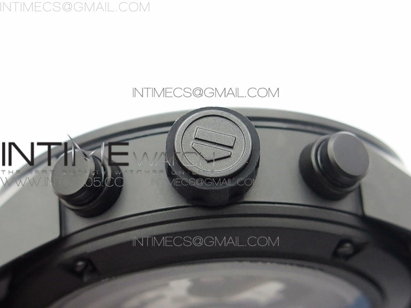 Calibre Heuer 01 Chrono 43mm Ceramic XF 1:1 Best Edition Skeleton Dial on Ceramic Bracelet A1887